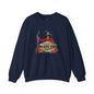 🖤 Salem’s Black Hat Society Halloween Crewneck Sweatshirt – Cozy Unisex Sweatshirt for Fall Magic, Witchy Vibes & Spooky Gifting