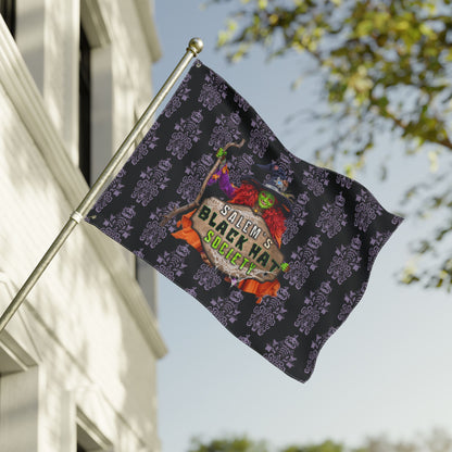Salem's Black Hat Society Double-Sided Flag