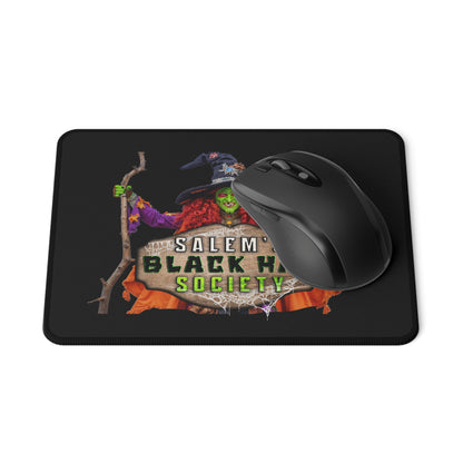 Salem's Black Hat Society Non-Slip Gaming Mouse Pad, Perfect for Gamers, Halloween Decor, Witchy Gifts, Home Office Accessories