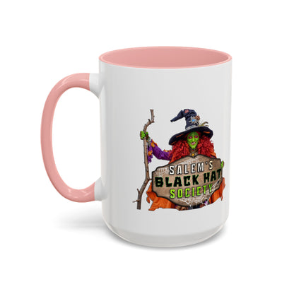 Salem's Black Hat Society Coffee Mug - Witchy Vibes, Halloween Decor, Unique Gift for Halloween Lovers, Spooky Kitchenware, Witch Aesthetic