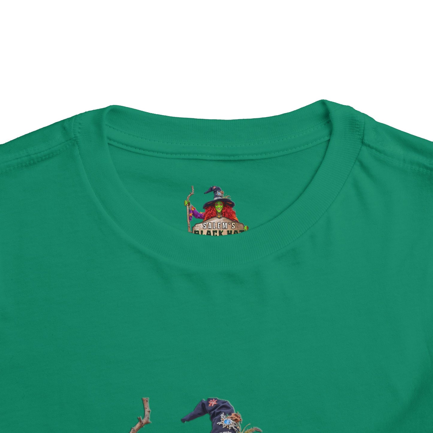 Salem's Black Hat Society Toddler Halloween Tee Spooky Black Hat Witch Design, Kids Costume Shirt, Trick or Treat, Fall Celebration Apparel
