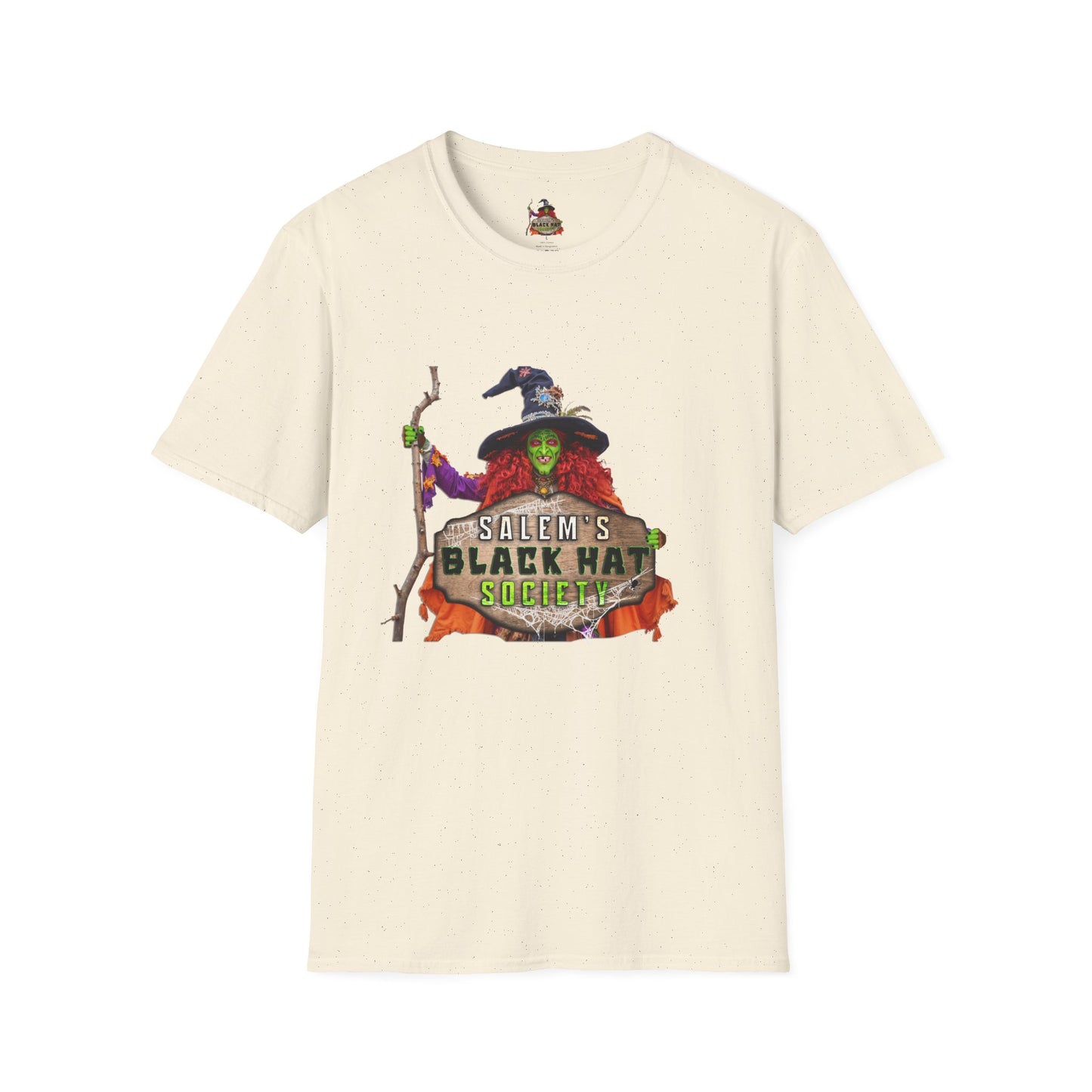 Salem's Black Hat Society Unisex T-Shirt, Halloween Tee, Witch Theme, Witchcraft Apparel, Unique Gift for Spooky Season, Cozy Everyday Wear