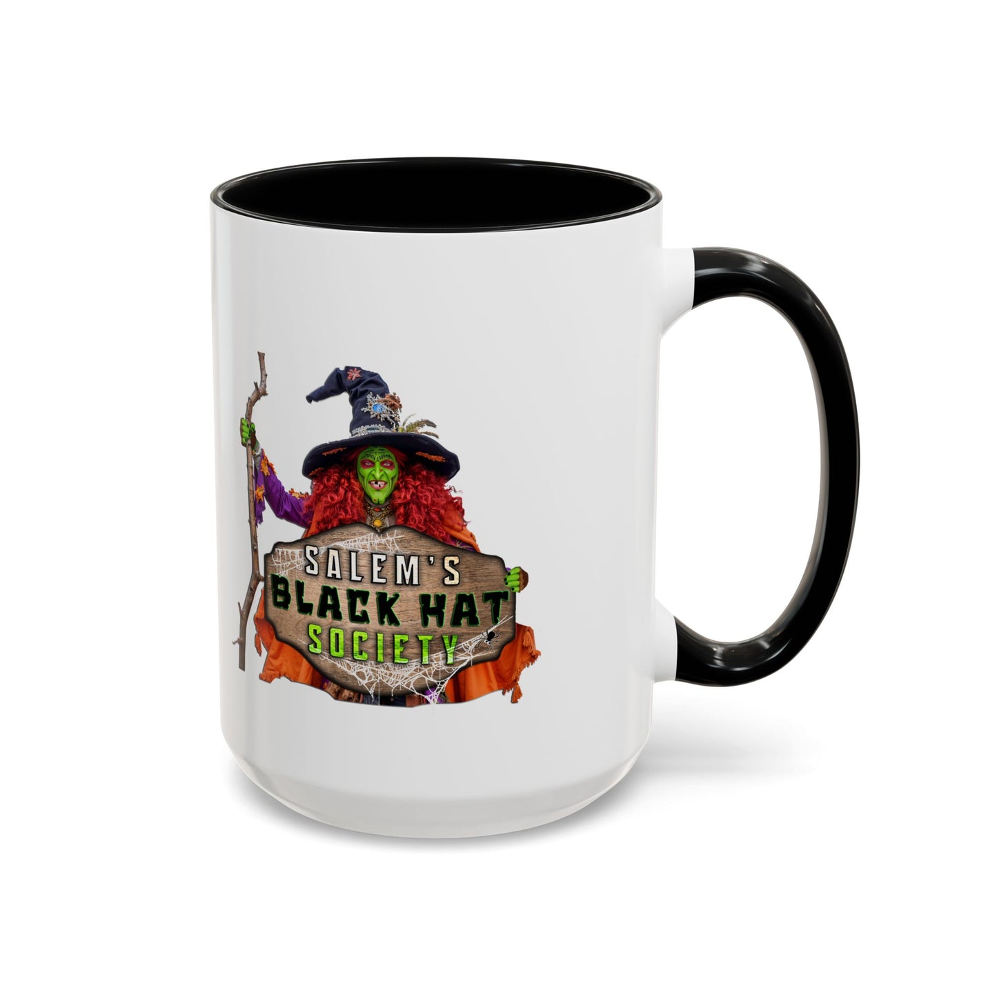 Salem's Black Hat Society Coffee Mug - Witchy Vibes, Halloween Decor, Unique Gift for Halloween Lovers, Spooky Kitchenware, Witch Aesthetic