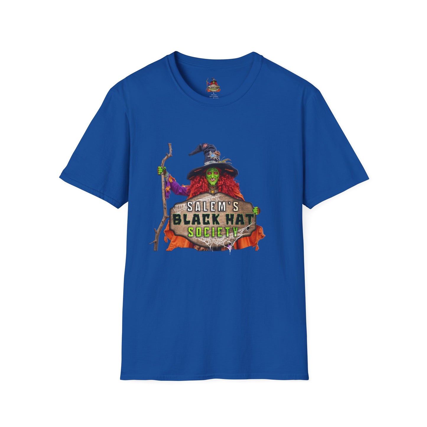 Salem's Black Hat Society Unisex T-Shirt, Halloween Tee, Witch Theme, Witchcraft Apparel, Unique Gift for Spooky Season, Cozy Everyday Wear