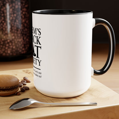 Salem's Black Hat Society Two-Tone Coffee Mugs, 15oz