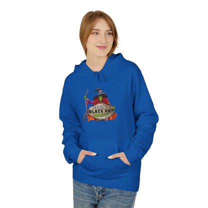 Witchy Vibes Fleece Hoodie - Halloween Gift, Cozy Sweatshirt, Unisex Hooded Sweatshirt, Spooky Apparel, Witch Costume