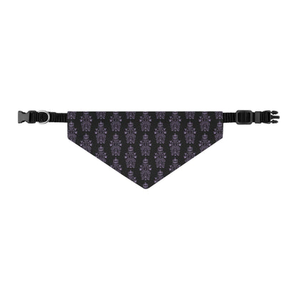 BORAH!'s Haunted Mansion Pet Bandana (Black/Pattern)