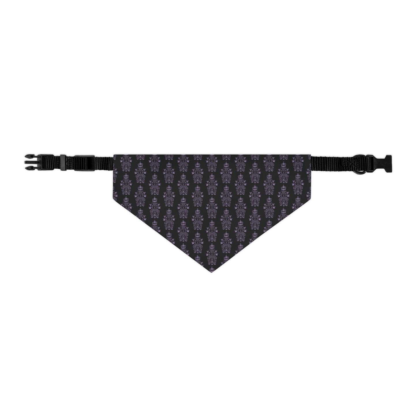 BORAH!'s Haunted Mansion Pet Bandana (Black/Pattern)