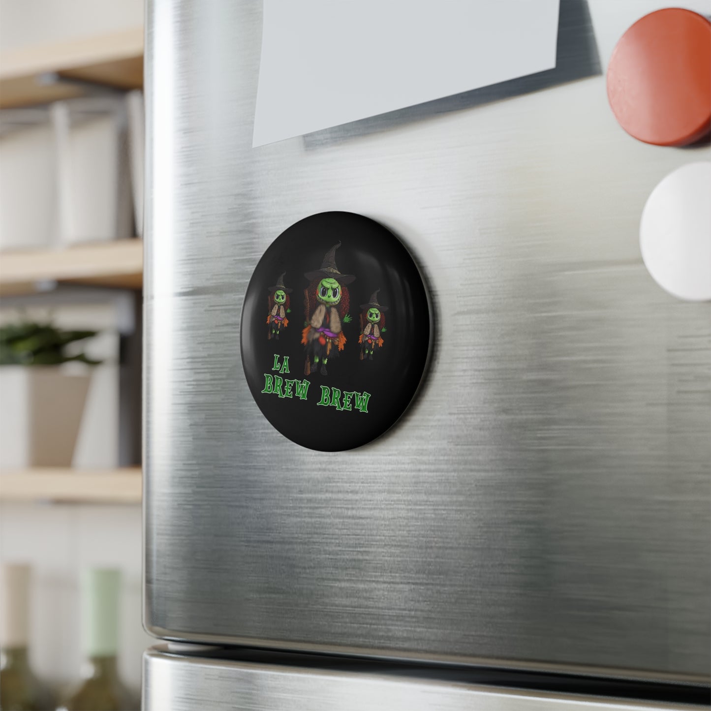 La Brew Brew Button Magnets
