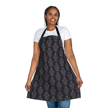 BORAH!'s Haunted Mansion Apron (Black/Pattern)