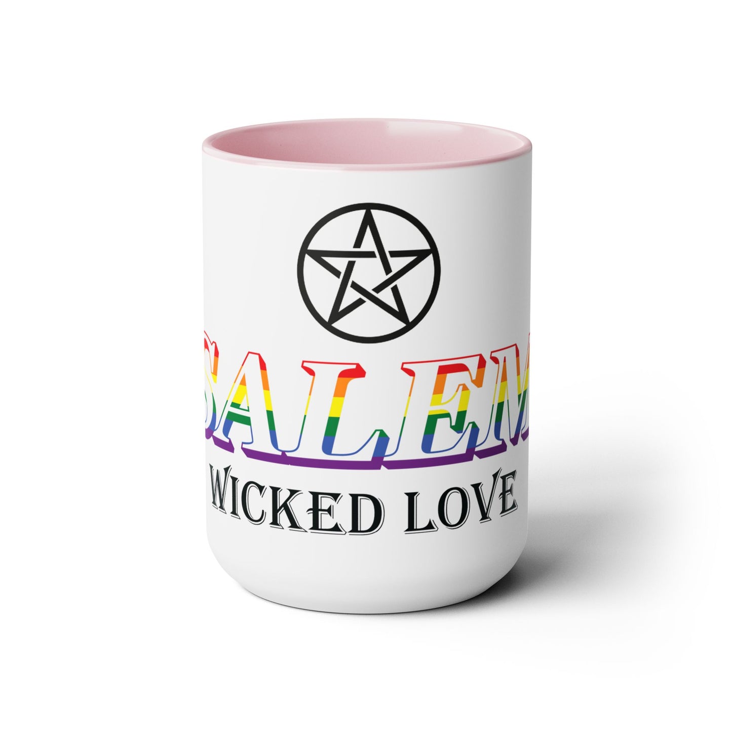 Salem Wicked Love Pride 15oz Two-Tone Coffee Mug