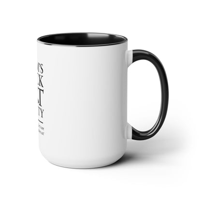 Salem's Black Hat Society Two-Tone Coffee Mugs, 15oz