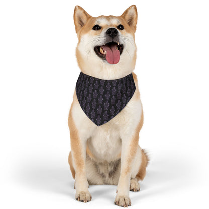 BORAH!'s Haunted Mansion Pet Bandana (Black/Pattern)