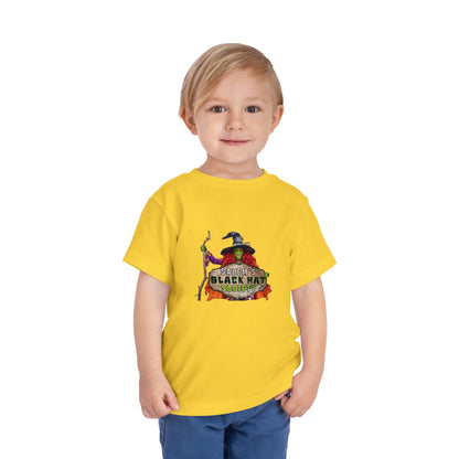 Salem's Black Hat Society Toddler Halloween Tee Spooky Black Hat Witch Design, Kids Costume Shirt, Trick or Treat, Fall Celebration Apparel