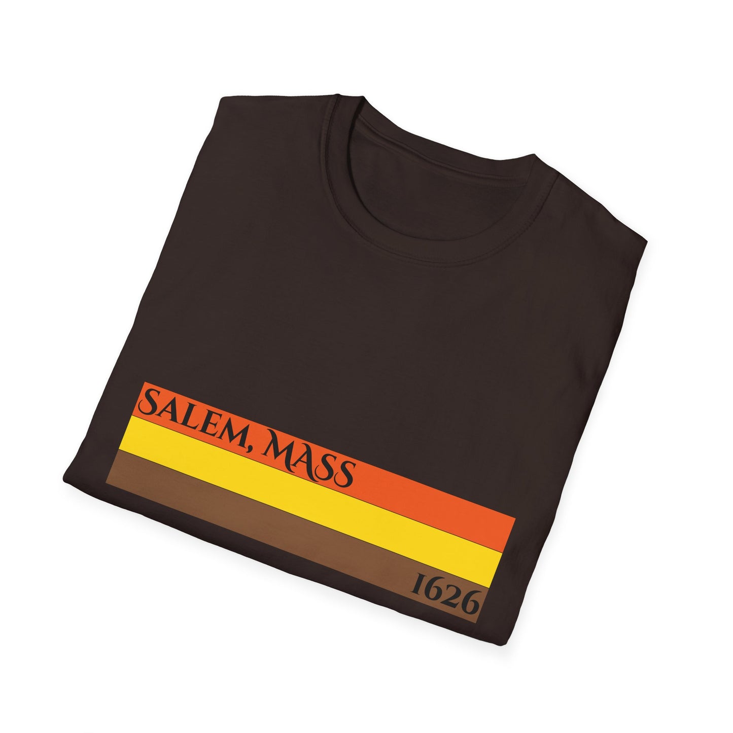 Retro Salem, Mass T-Shirt - Vintage Style Clothing, Casual Wear, Gift Idea for Travelers, Unisex Graphic Tee, Autumn Fashion