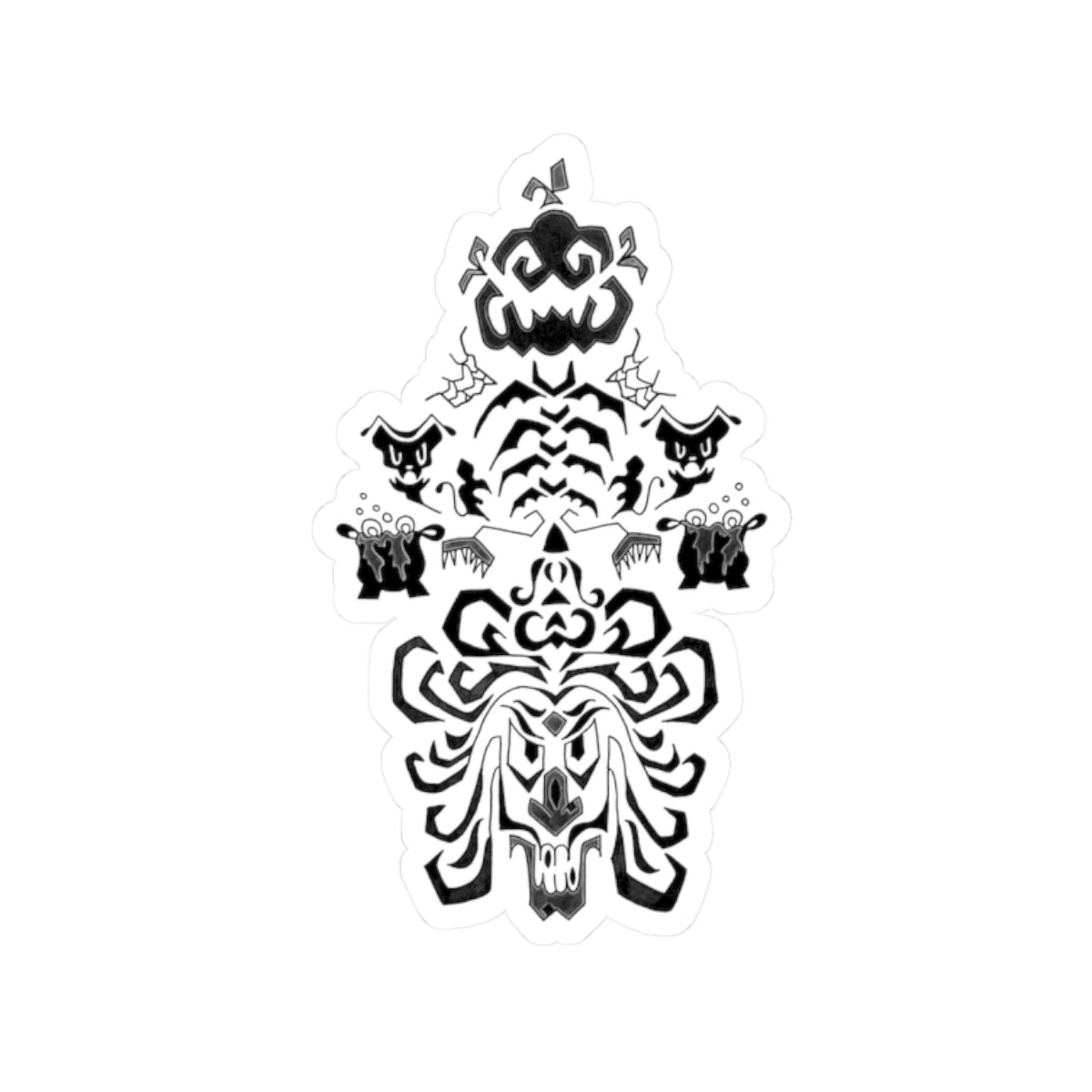 BORAH!'s Haunted Mansion Stickers (Black)
