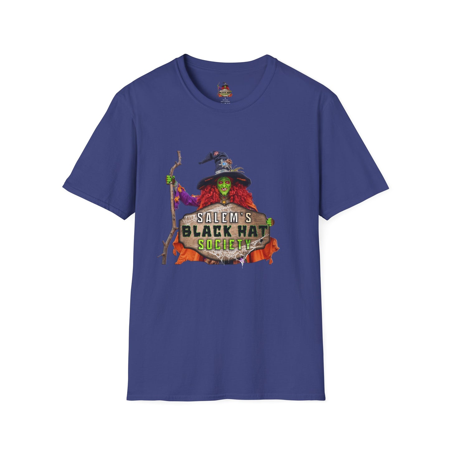 Salem's Black Hat Society Unisex T-Shirt, Halloween Tee, Witch Theme, Witchcraft Apparel, Unique Gift for Spooky Season, Cozy Everyday Wear