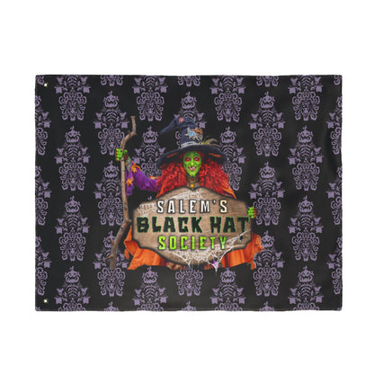 Salem's Black Hat Society Double-Sided Flag