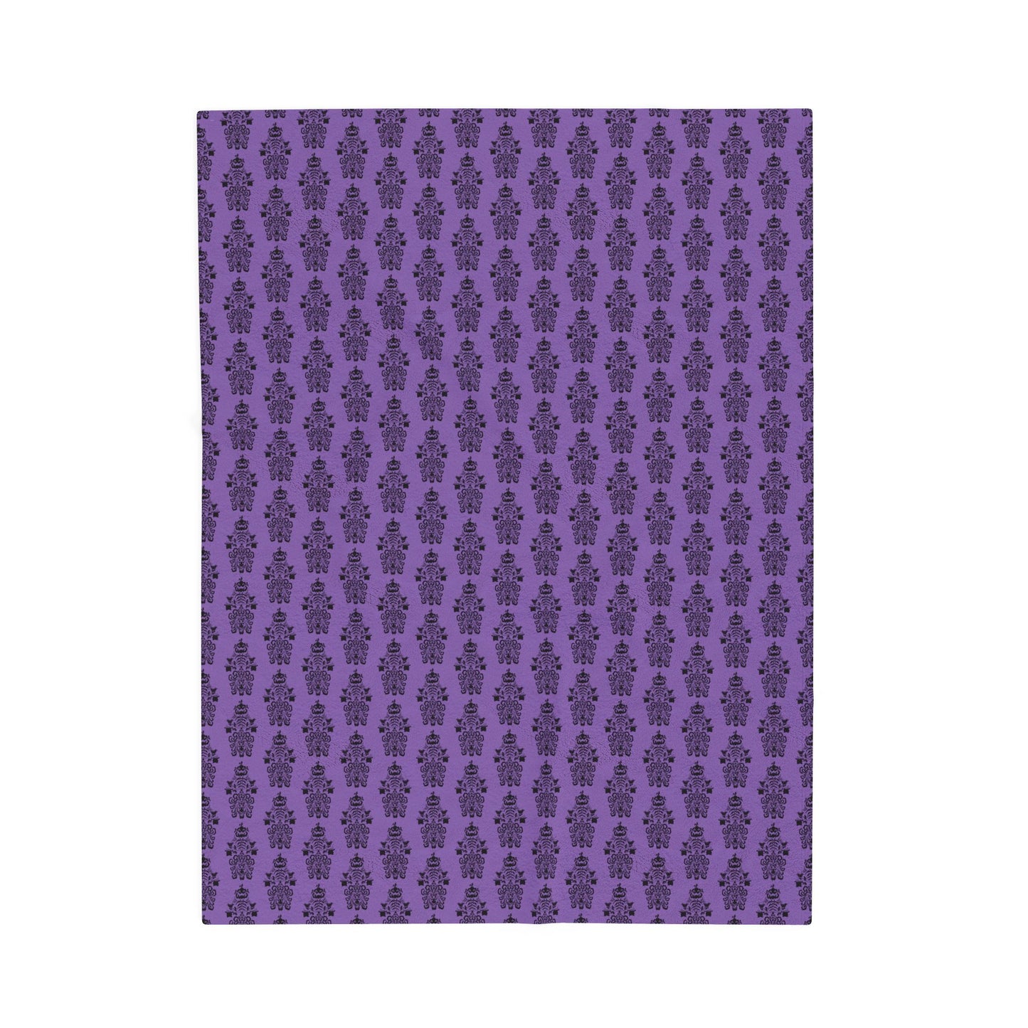 BORAH!'s Haunted Mansion Blanket (Purple/Black)