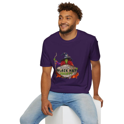 Salem's Black Hat Society Unisex T-Shirt, Halloween Tee, Witch Theme, Witchcraft Apparel, Unique Gift for Spooky Season, Cozy Everyday Wear
