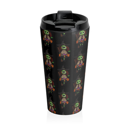 Whimsical Witch Travel Mug | Halloween Themed Travel Cup, Eco-Friendly Coffee Mug, Witch Gift, Fall Beverage Container