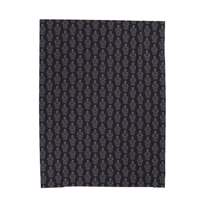 BORAH!'s Haunted Mansion Blanket (Black/Purple)