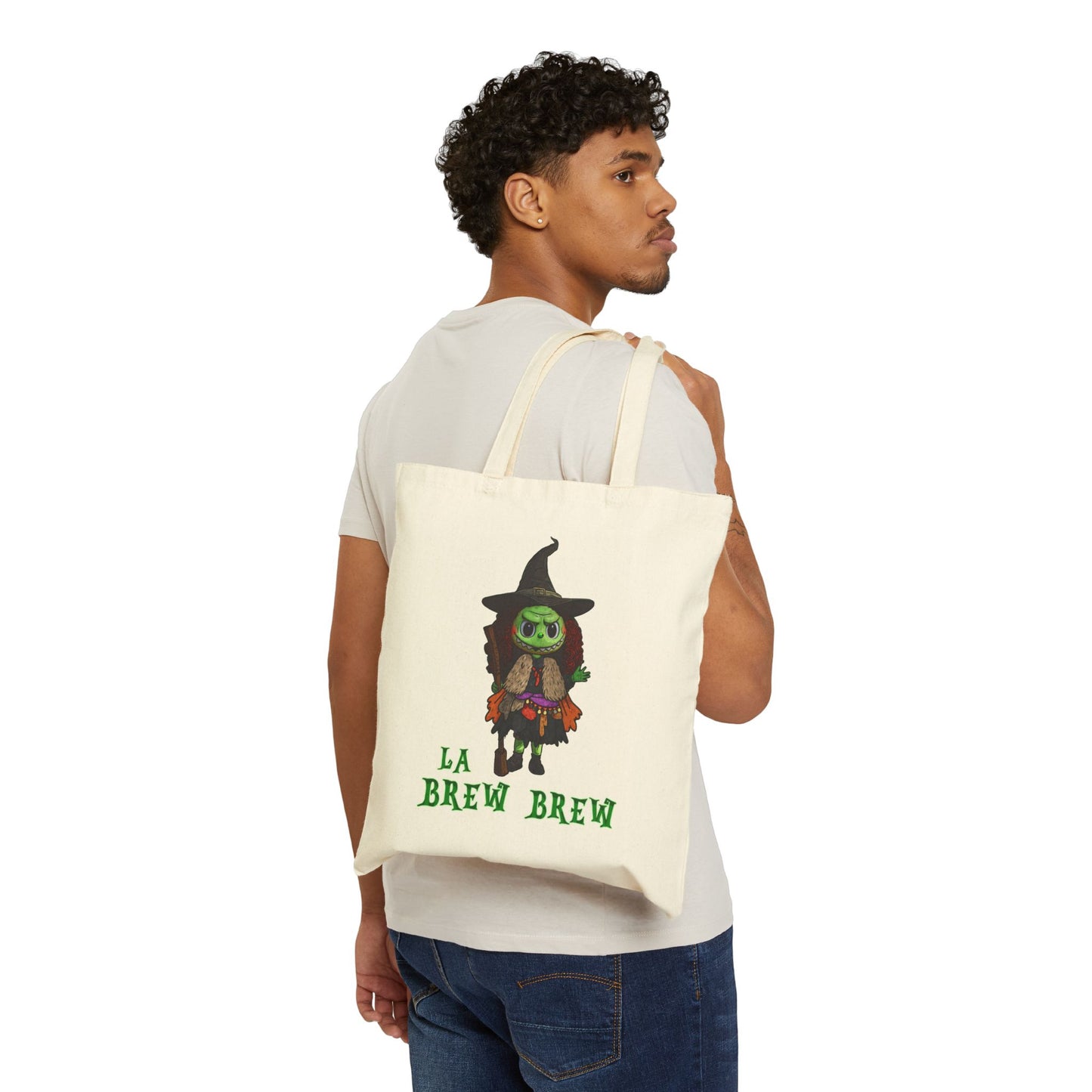 BORAH! Two-Sided  Cotton Canvas Tote Bag