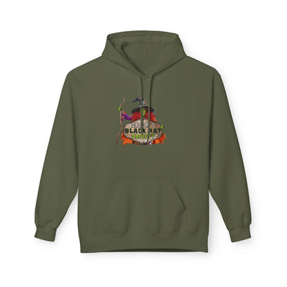 Witchy Vibes Fleece Hoodie - Halloween Gift, Cozy Sweatshirt, Unisex Hooded Sweatshirt, Spooky Apparel, Witch Costume