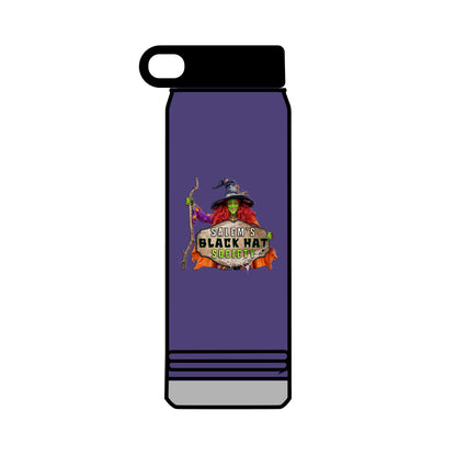 Salem's Black Hat Society BORAH! Water Bottle, 32oz, Halloween Gift, Spooky Hydration, Magical Potion Bottle