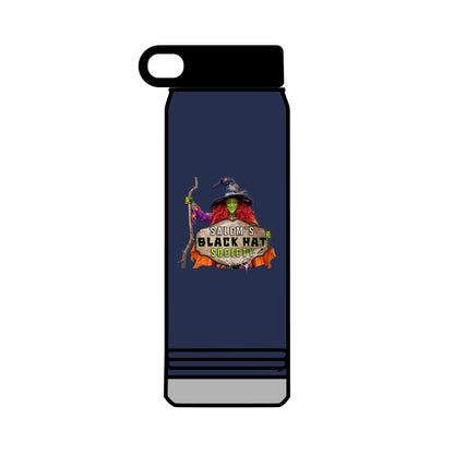 Salem's Black Hat Society BORAH! Water Bottle, 32oz, Halloween Gift, Spooky Hydration, Magical Potion Bottle