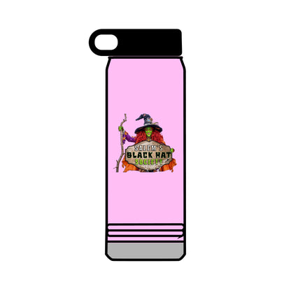 Salem's Black Hat Society BORAH! Water Bottle, 32oz, Halloween Gift, Spooky Hydration, Magical Potion Bottle