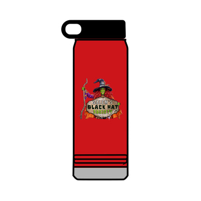 Salem's Black Hat Society BORAH! Water Bottle, 32oz, Halloween Gift, Spooky Hydration, Magical Potion Bottle