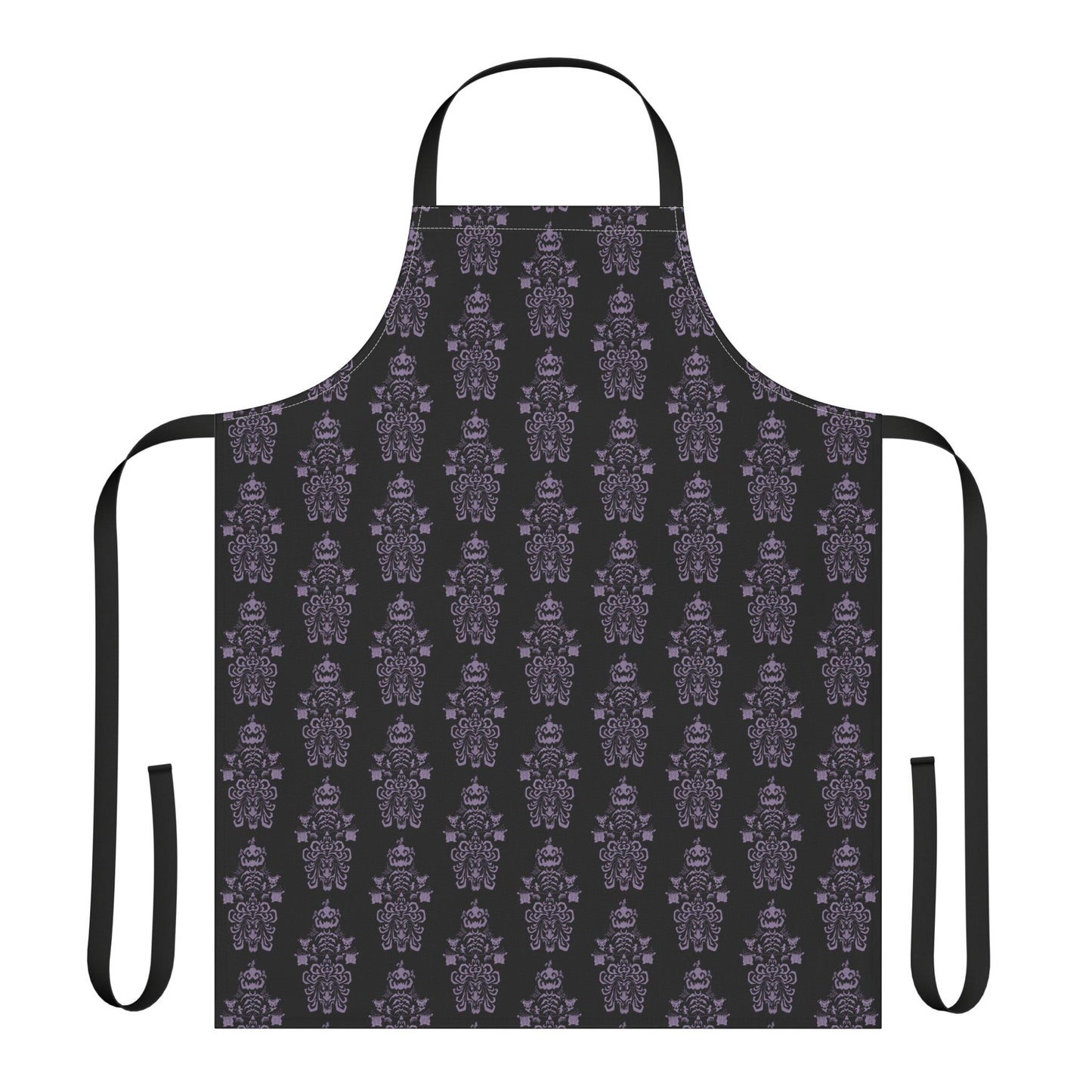 BORAH!'s Haunted Mansion Apron (Black/Pattern)