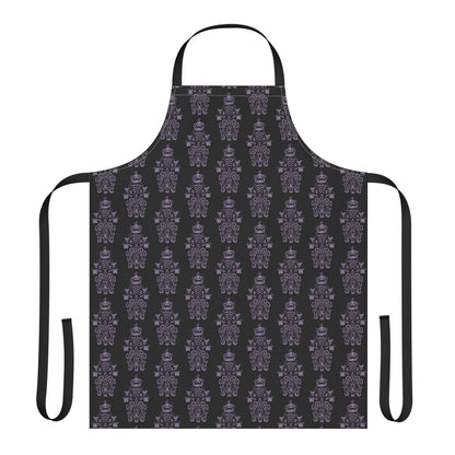 BORAH!'s Haunted Mansion Apron (Black/Pattern)