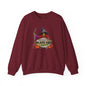 🖤 Salem’s Black Hat Society Halloween Crewneck Sweatshirt – Cozy Unisex Sweatshirt for Fall Magic, Witchy Vibes & Spooky Gifting