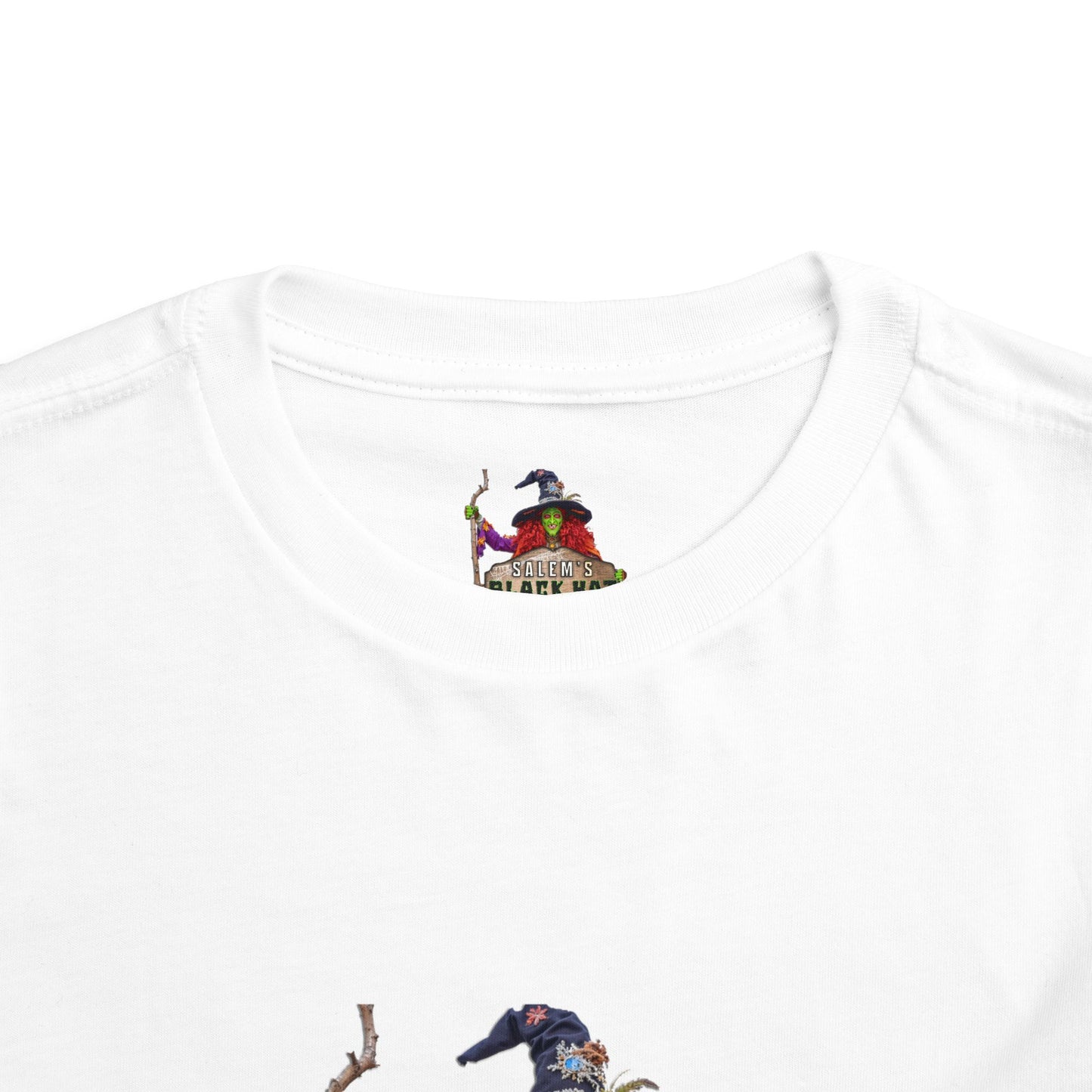 Salem's Black Hat Society Toddler Halloween Tee Spooky Black Hat Witch Design, Kids Costume Shirt, Trick or Treat, Fall Celebration Apparel