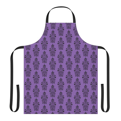 BORAH!'s Haunted Mansion Apron (Purple/Pattern)