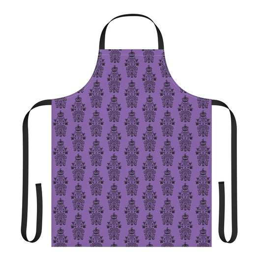 BORAH!'s Haunted Mansion Apron (Purple/Pattern)