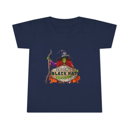 Salem's Black Hat Society BORAH! Toddler Halloween T-Shirt, Kids' Holiday Top, Halloween Gift