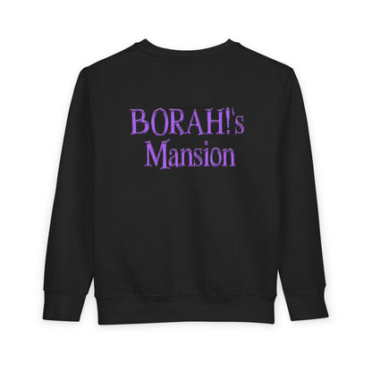 BORAH!'s Mansion Toddler Crewneck (Black)