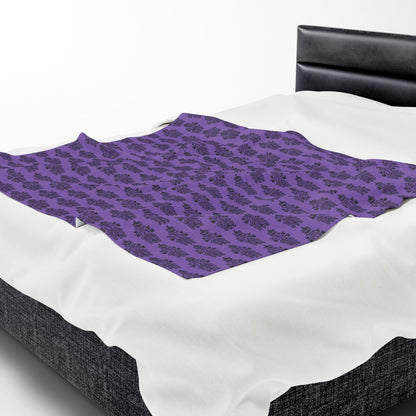 BORAH!'s Haunted Mansion Blanket (Purple/Black)