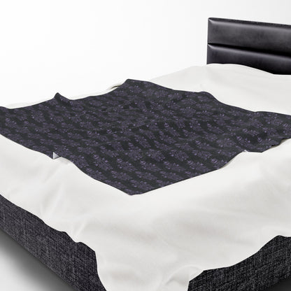 BORAH!'s Haunted Mansion Blanket (Black/Purple)